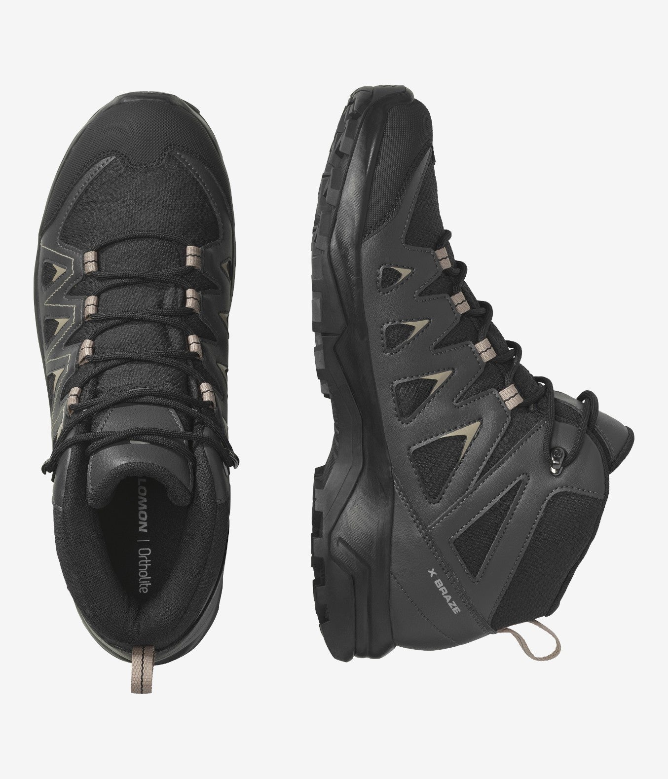 X BRAZE MID GTX Men's Hiking Shoes Black - SalomonGCC X BRAZE MID GTX Men's Hiking Shoes Black - SalomonGCC